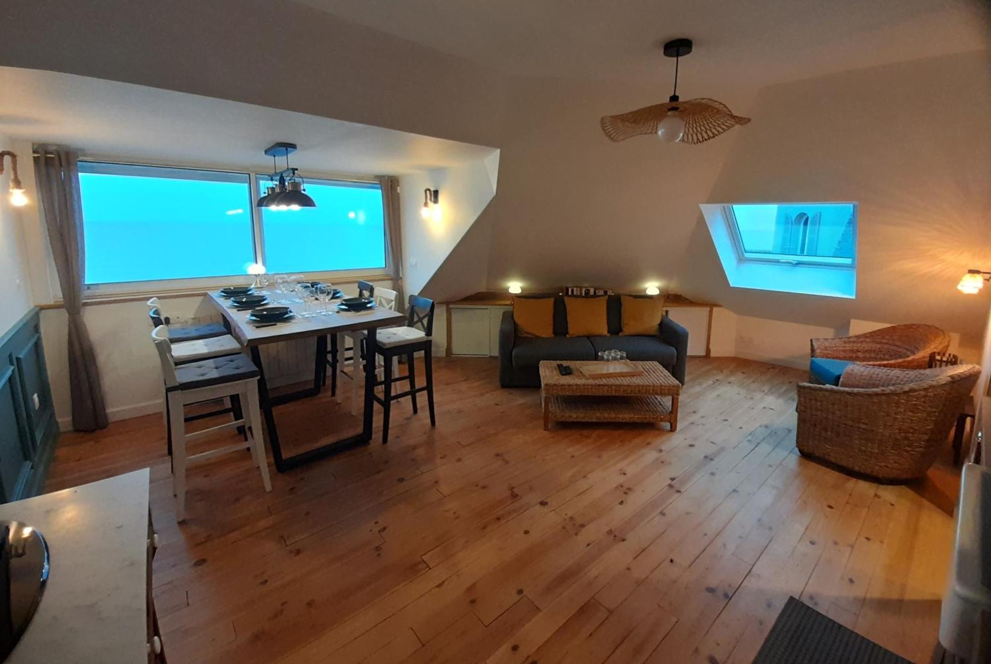 "Le Juguili" 46M2 En Front De Mer - 4 Personnes - Animaux Ok - Entierement Renove - Haut De Gamme - Wifi Mers-les-Bains Bagian luar foto